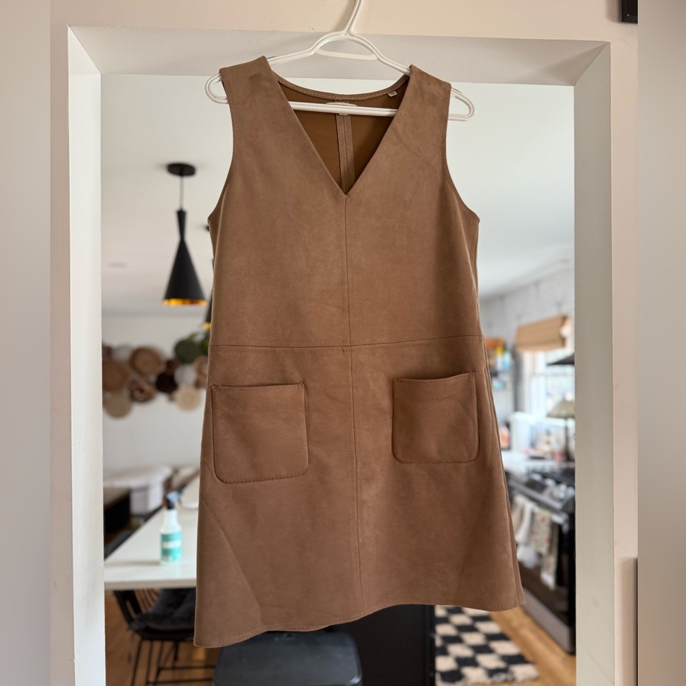 EUC Max Studio Suede Mini Dress
